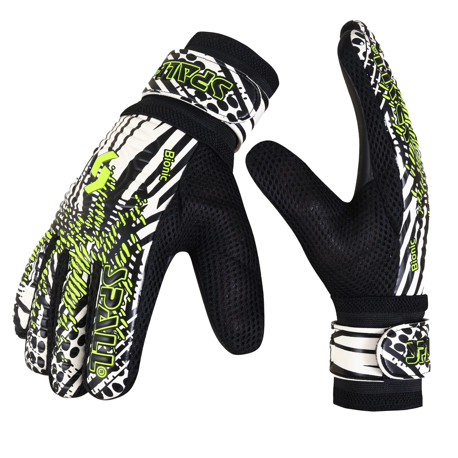 Goal Keeper Gloves Strong Grip With Finger Spine Double Wrist ...