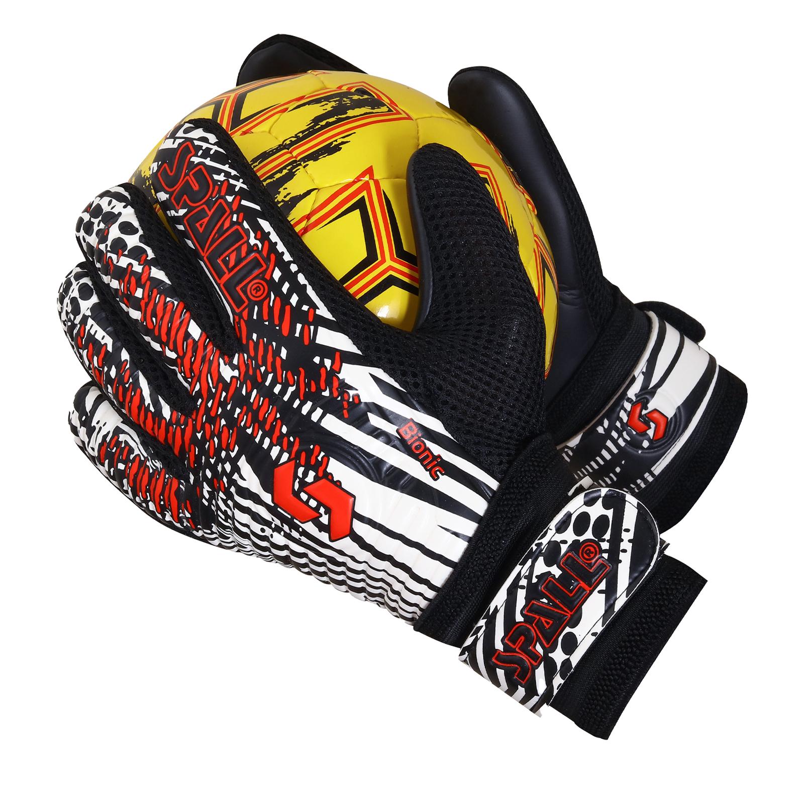 Goal Keeper Gloves Strong Grip With Finger Spine Double Wrist ...