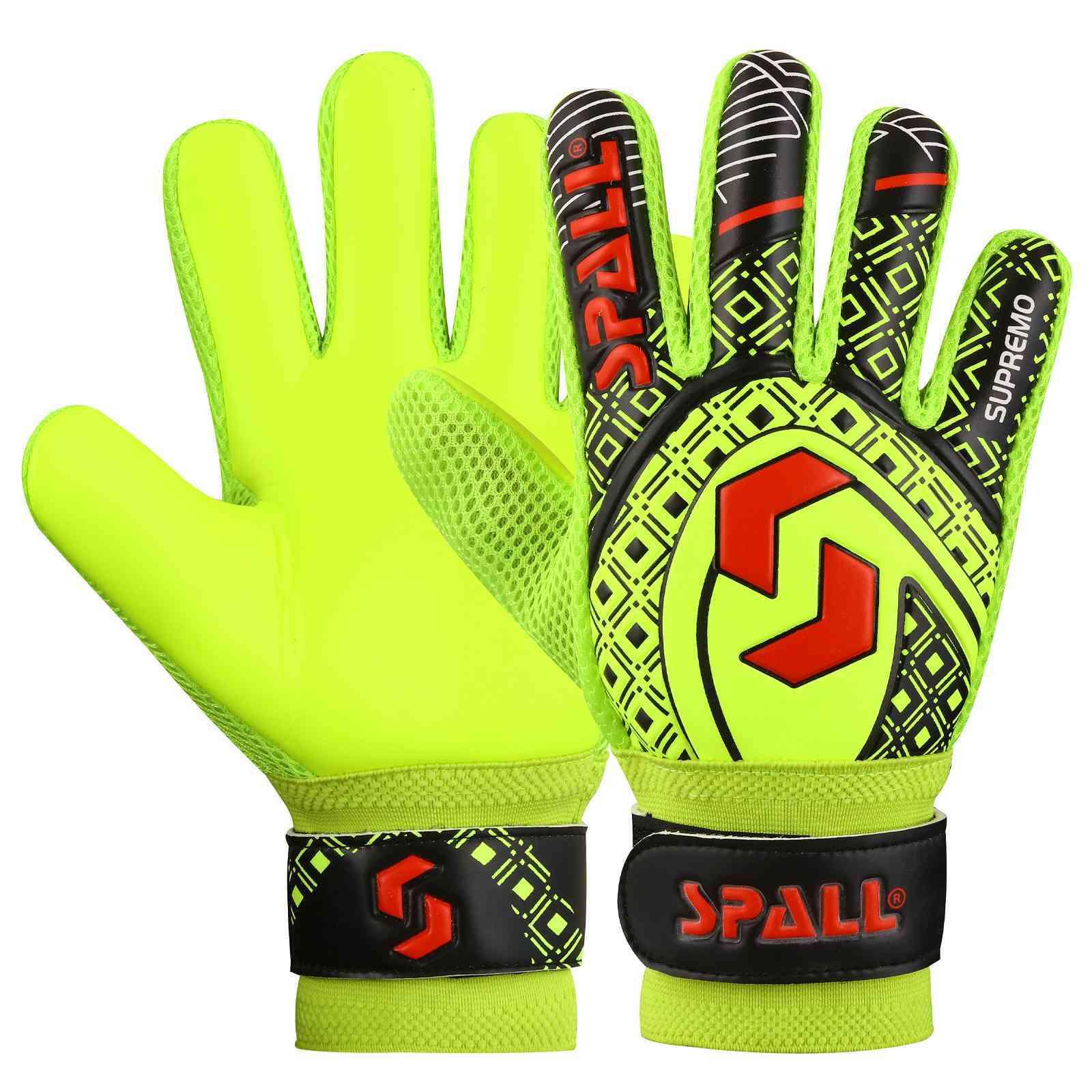 Goalkeeper Gloves Strong Grip With Finger Spine Double Wrist Protection ...