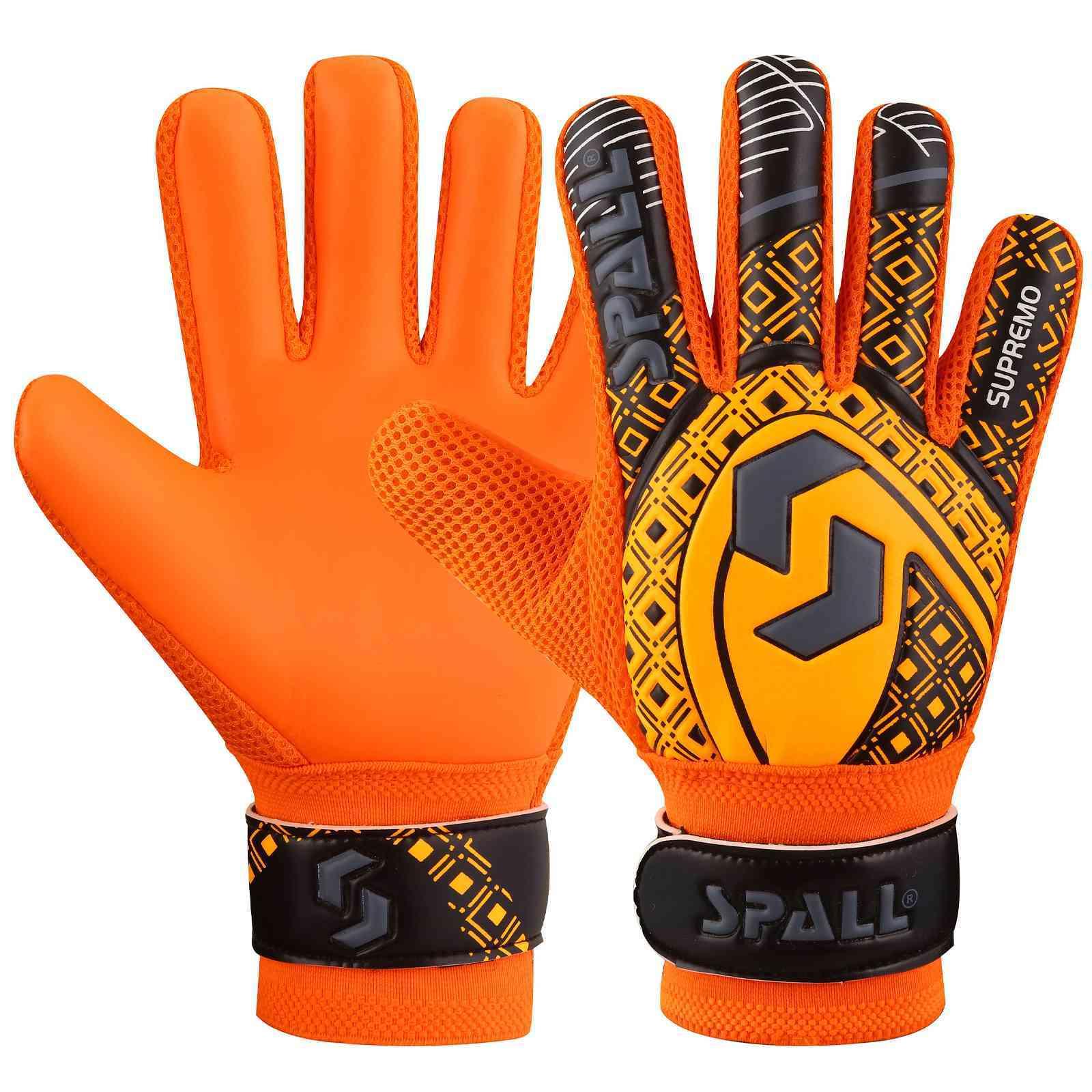 Goalkeeper Gloves Strong Grip With Finger Spine Double Wrist Protection ...