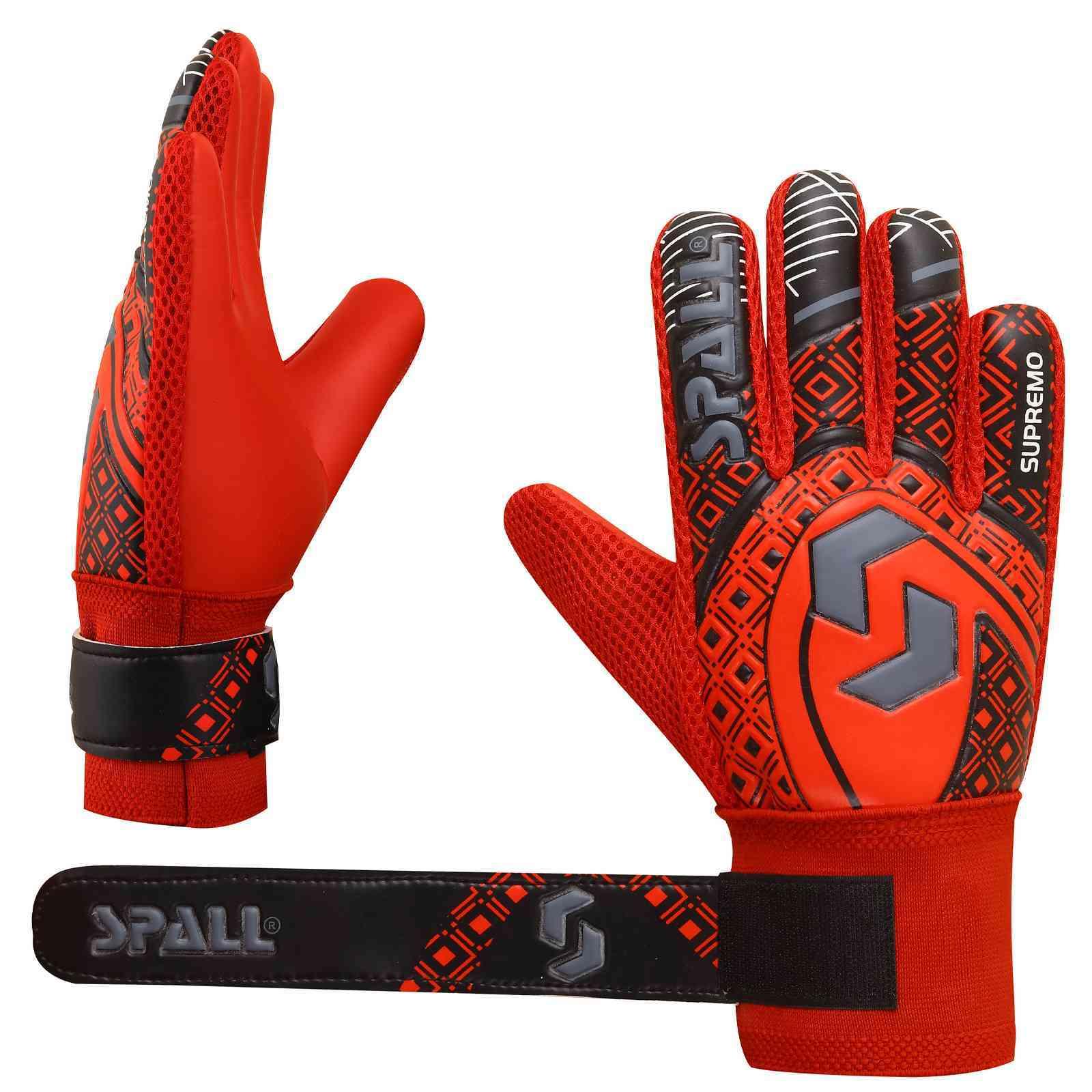 Goalkeeper Gloves Strong Grip With Finger Spine Double Wrist Protection ...