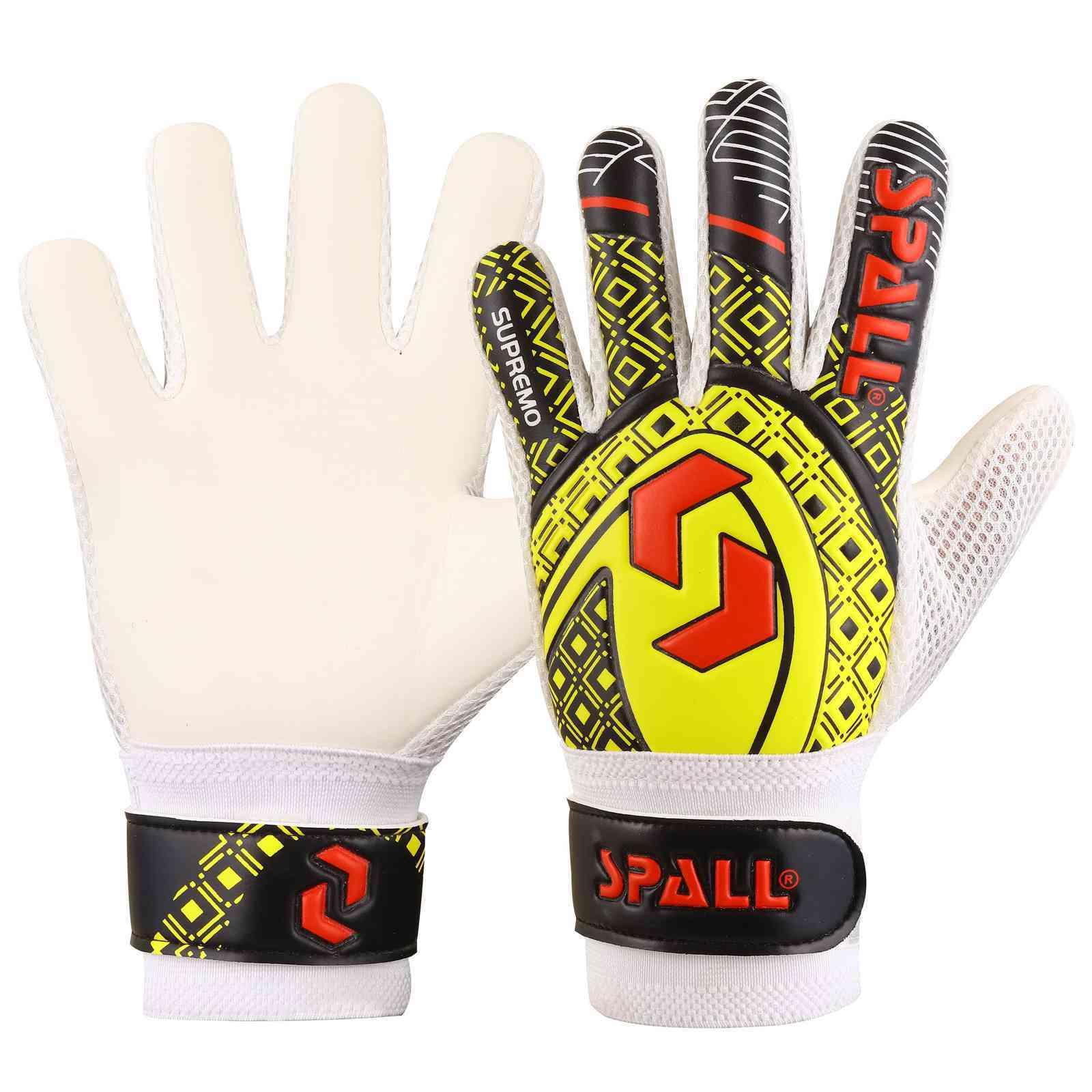 Goalkeeper Gloves Strong Grip With Finger Spine Double Wrist Protection ...
