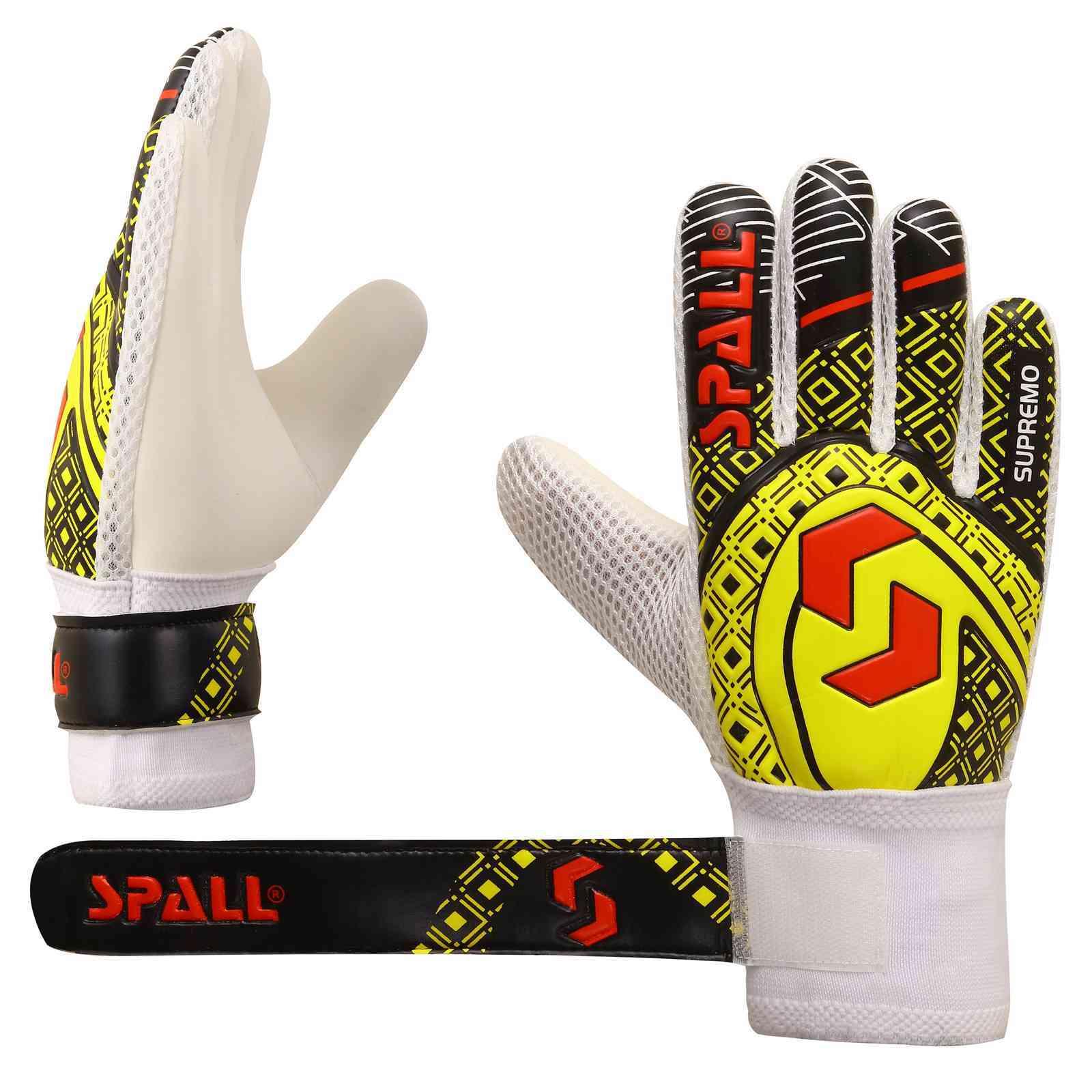 Goalkeeper Gloves Strong Grip With Finger Spine Double Wrist Protection ...