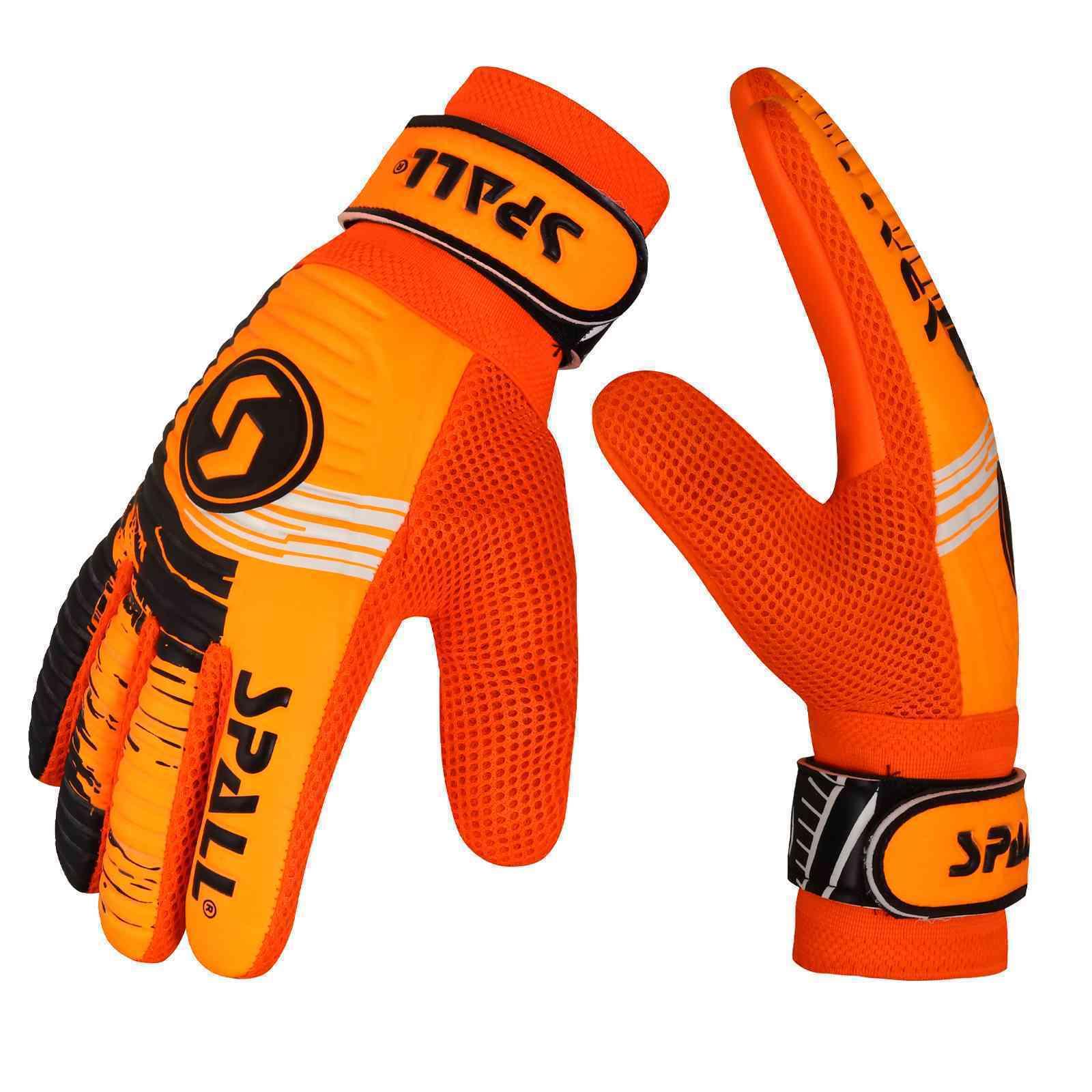 Goal Keeper Gloves Strong Grip With Finger Spine Double Wrist ...